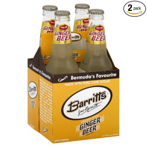 Barritts Soft Drink Ginger Beer Bermuda Stone  48 Fl. Oz (Pack of 2).