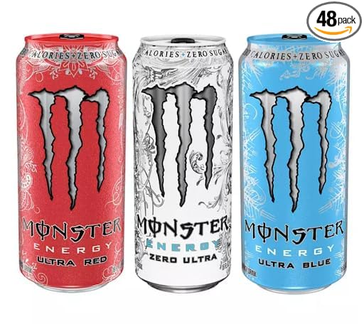 Monster Energy Ultra Variety Pack - 16 oz (48 Cans)