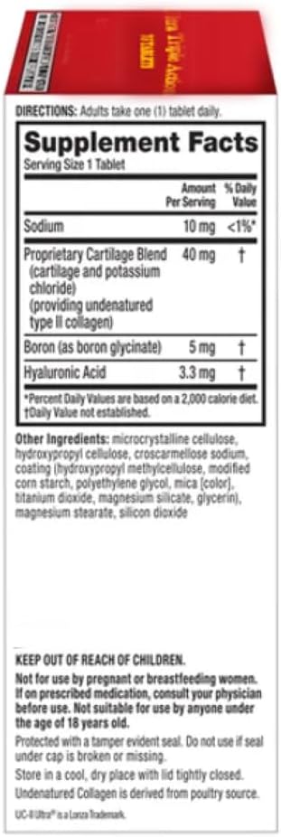 Ultra Triple Action Joint Support Supplement 75 Tablets + Bonus Copper-Infused Elbow Sleeve – Advanced Formula with Type 2 Collagen Hyaluronic Acid &ampBoron for Mobility Flexibility Comfort