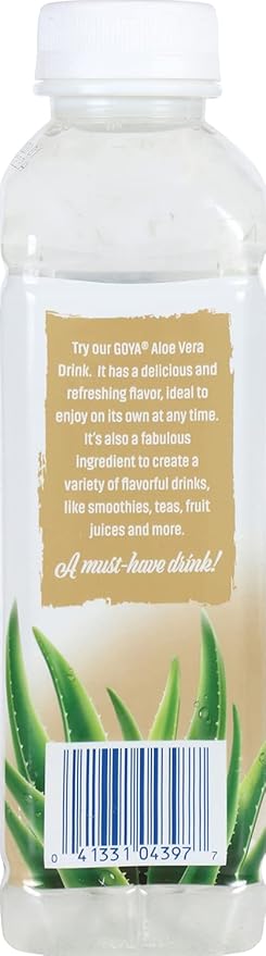 Goya Foods Goya Aloe Vera Drink With Coconut Flavor 16.9 Fl Oz (Pack of 12)