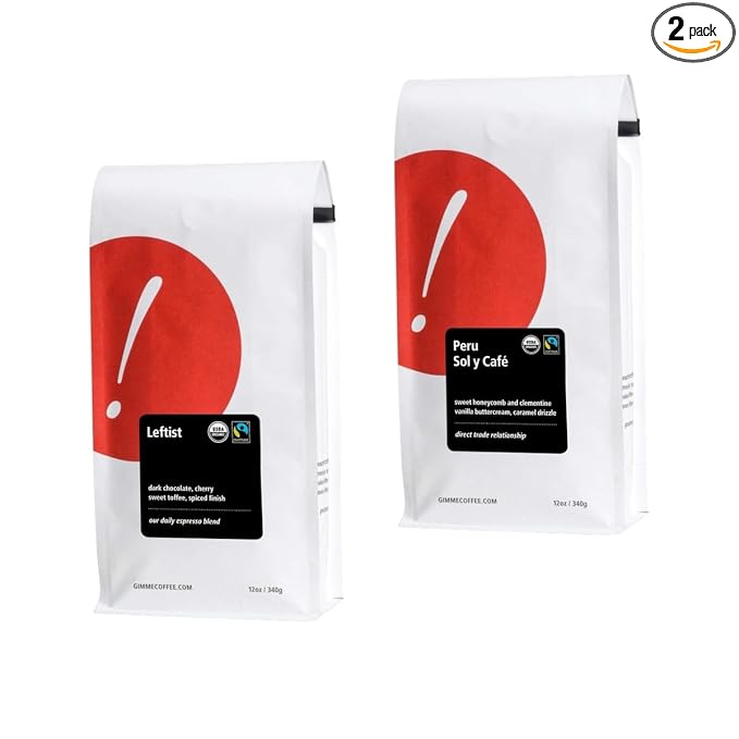 Bean Box Sampler - Roasted by Gimme! 2-Pack Whole Bean Coffee Gourmet Coffee