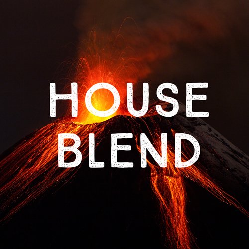 Volcanica House Blend Coffee Ground Fresh Roasted 16-ounce