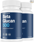 Better Way Health™ - Advanced Immune Readiness - Highly Purified 13/16 Beta Glucan 500 - Clinically Tested Immune Defense - 500mg/60 Capsules (Pack of 2)