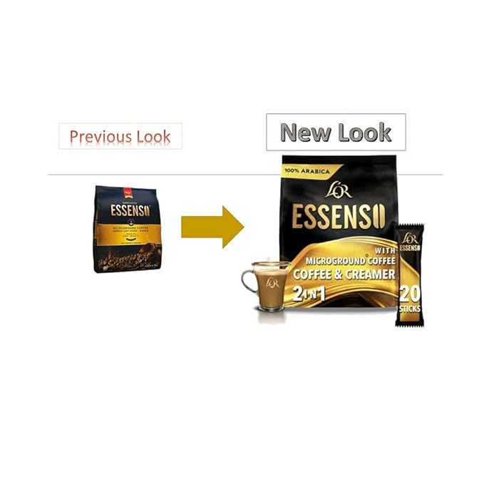 Super Coffee Essenso Microground coffee 2in1 &amp 3in1 Instant Coffee (Essenso Microground coffee Mix 40 Sticks)