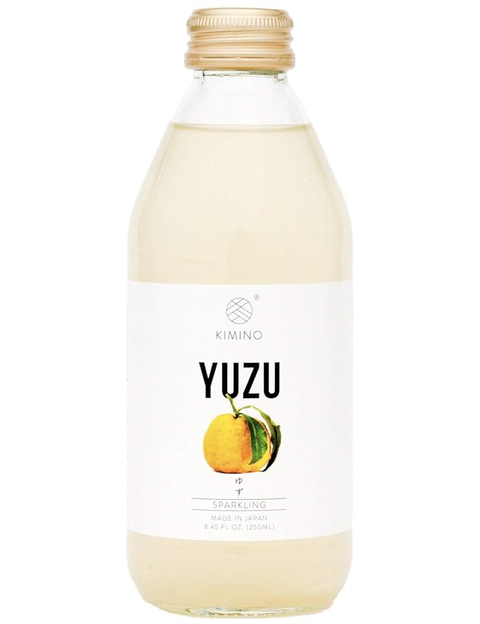 [Made in Japan] Kimino Yuzu Sparkling Juice - 8.45 Fl Oz | Pack of 12
