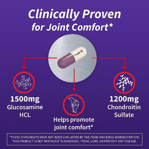 Nutramax Laboratories Cosamin® DS Joint Health Supplement with Glucosamine &amp Chondroitin for Adult Men &amp Women Joint Supplement 210 Capsules
