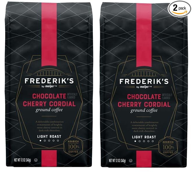 Pack Of 2 Chocolate Cherry Cordial Ground Coffee 12 oz.
