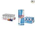 Red Bull Energy Drink Coconut Berry (24 Count) and Red Bull Sugar Free Energy Drink (24 Cans)