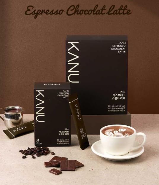 Kanu Maxim Latte Instant Coffee (17.3g x 24t Chocolat)