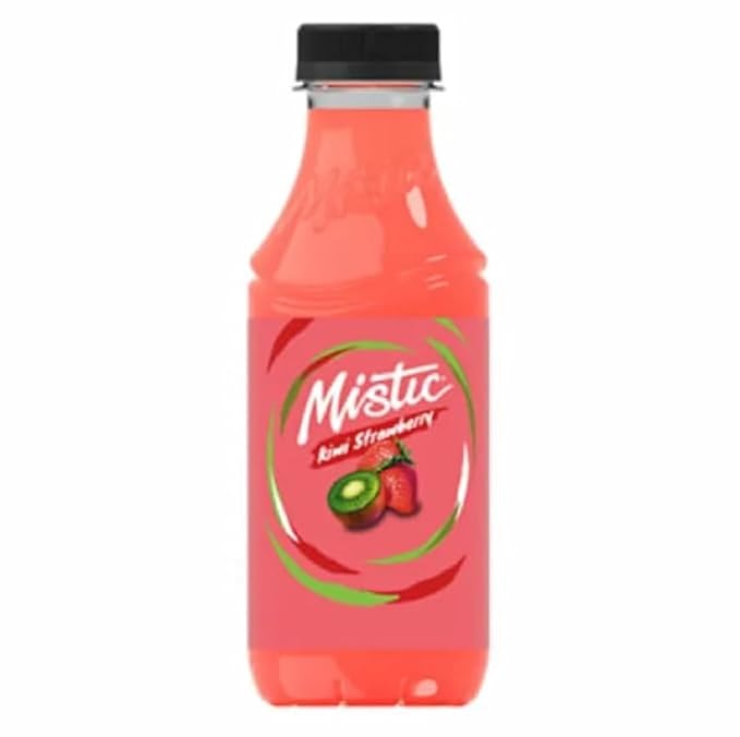 Mis-tic Vibrant Flavor Kiwi Strawberry Juice 16 fl oz - 12 Bottles (Pack of 12 Kiwi Strawberry)