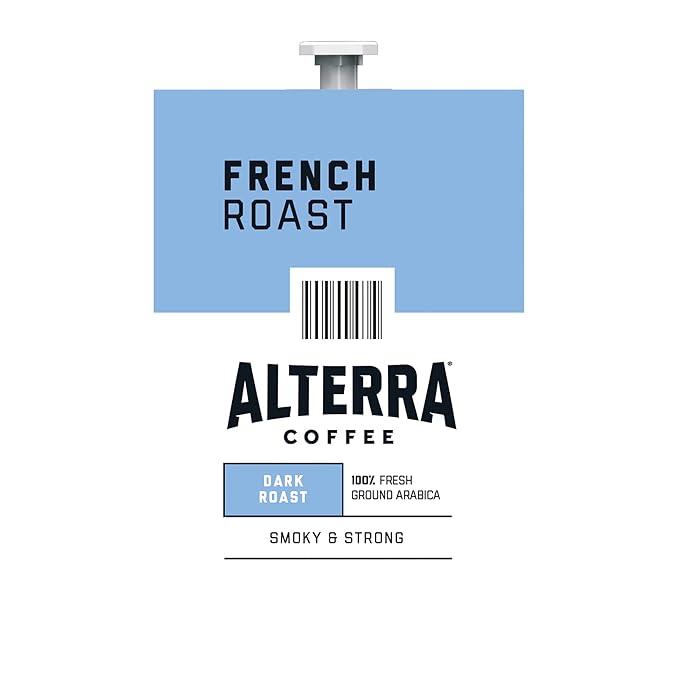 ALTERRA Coffee French Roast Single Serve Freshpacks for MARS DRINKS FLAVIA Brewer 20 Packets