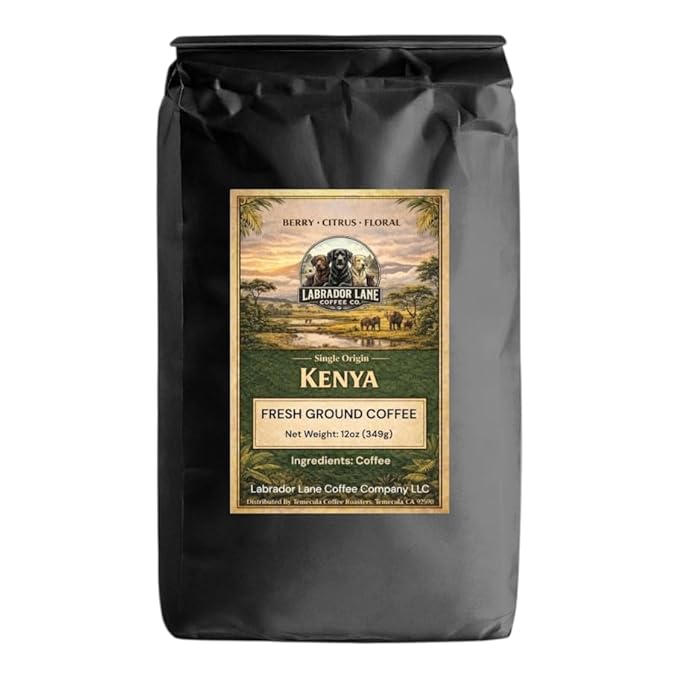Kenya - Single Origin Premium Ground Small Batch Coffee 12oz