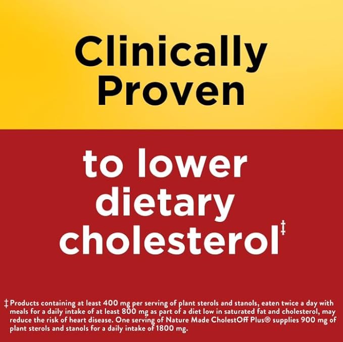 Cholesterol Off Plus 210 Softgels 900mg Plant Sterols | Take 2 Softgels Twice Daily | Gluten Free
