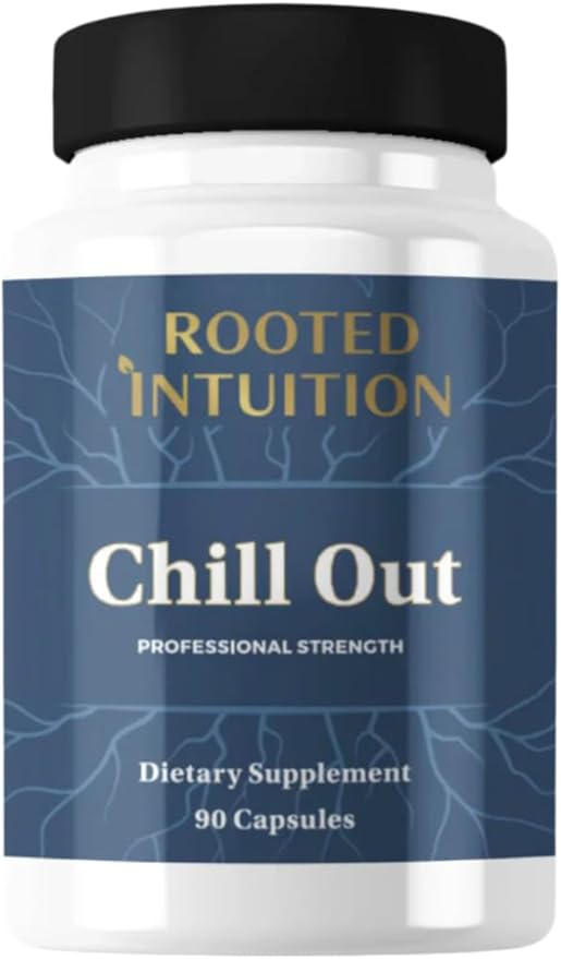Chill Out | Neurocalm Blend for Relaxation Serotonin &amp GABA Support | Non-Habit Forming | 90 Capsules