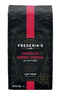 Frederik's Chocolate Cherry Cordial Ground Coffee 12 oz 100% Arabica Beans Light Roast