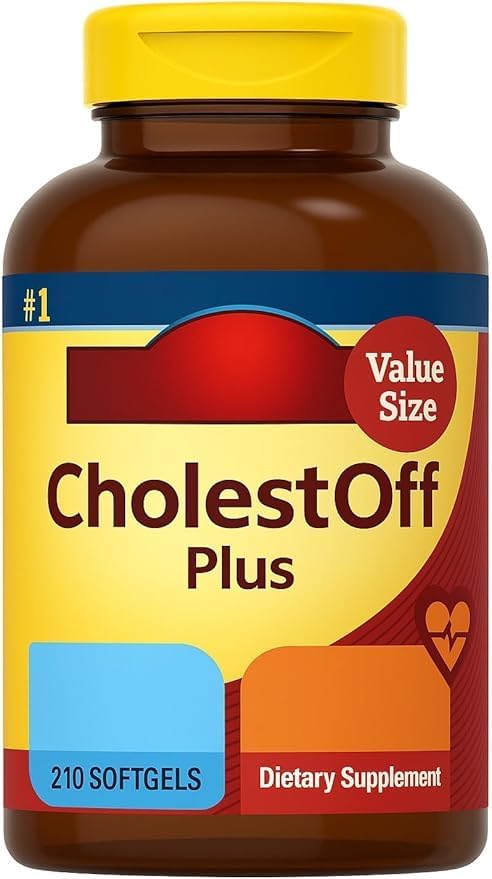 Cholesterol Off Plus 210 Softgels 900mg Plant Sterols | Take 2 Softgels Twice Daily | Gluten Free