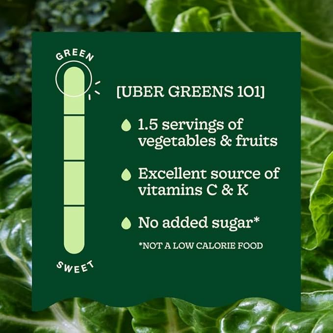 Suja Organic Green Juice Variety Pack | 6 Mighty Dozen and 6 Uber Greens | Plant-Based &amp Gluten-Free (12 fl oz Pack of 12 total)