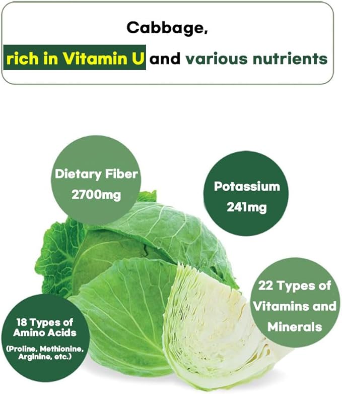 Korean Cabbage Juice 100% Pesticide-Free Korean Cabbage No Water Added NFC Cold Pressed Easy-Cut Liquid Stick Pouch HACCP Certified (15ml × 30sticks)