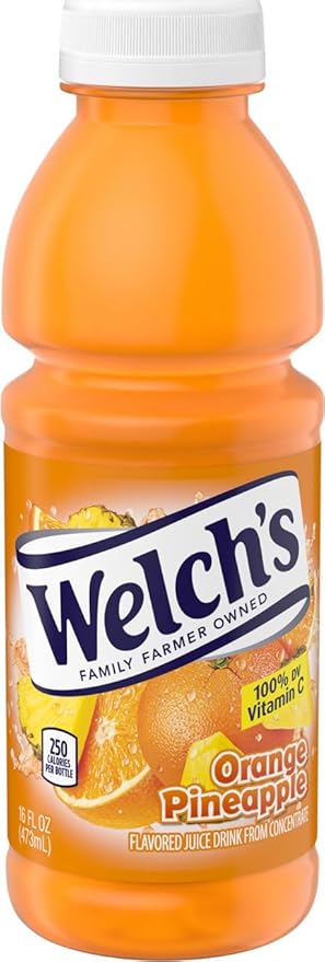 Welch's Orange Pineapple Juice 16 Fl Oz