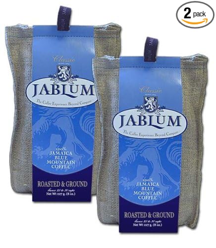 Jamaica Classic Roasted and Ground Coffee 2-8oz bags