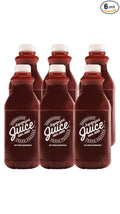 Squeezed Juice 100% Pomegranate Juice 32 fl oz 6 Pack Bottles | HPP Pasteurized | Not from Concentrate | Fresh Pressed | California Fruit Juice