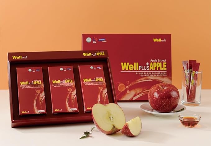 Apple Extract Juice 12g(0.42oz.) x 30pouch - Well Plus Apple Juice