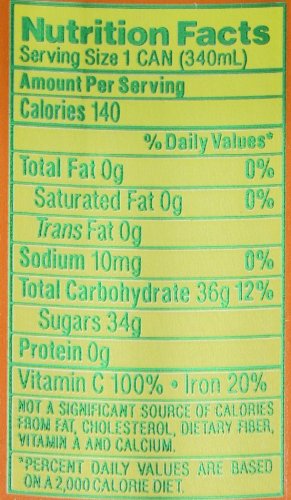 Hawaiian Sun Juice Orange Passion 11.5 Fl Oz (Pack of 24)