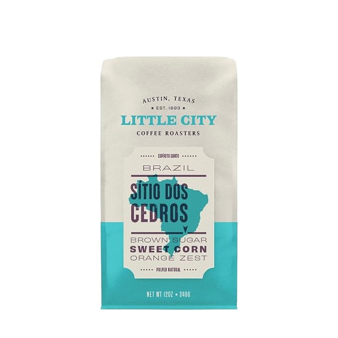 Brazil Sítio Dos Cedros - Roasted by Little City Coffee Roasters - Freshly Ground Coffee - 12 Ounce Bag