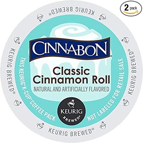 Cinnabon Classic Cinnamon Roll K-Cup (48 Count) - PACK OF 2
