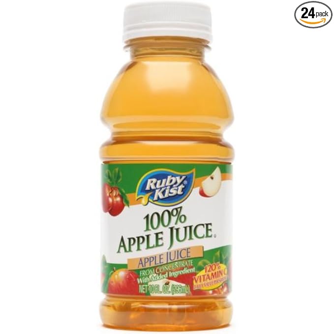 Ruby Kist 100 Percent Apple Juice 10 Fluid Ounce -- 24 per case.