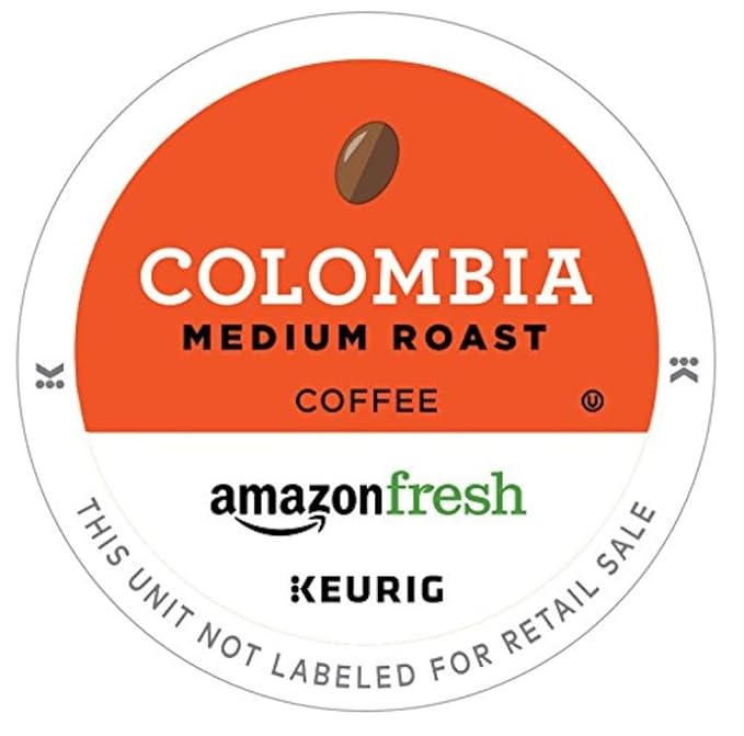 AmazonFresh 80 Ct. K-Cups Colombia Medium Roast Keurig K-Cup Brewer Compatible