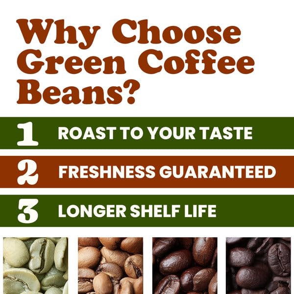 Food to Live Organic Nicaragua Arabica Green Coffee Beans 10 Pounds – Whole Unroasted Washed Bean. Fresh Crop. No-GMO Vegan Bulk