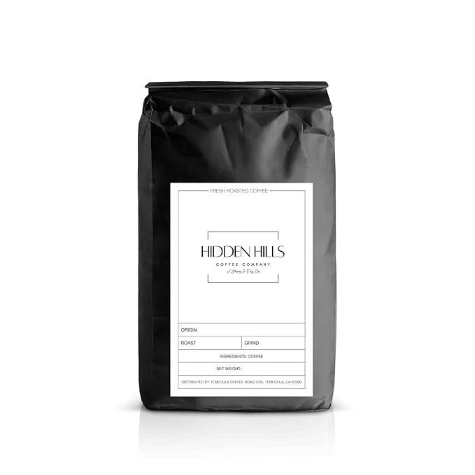 Hidden Hills Bali Blue Coffee Freshly Roasted Personally For You Upon Ordering and Shipped Directly Strong &amp Smooth Blend Dark Chocolate Brown Sugar Nutty With A Hint Of Fruit
