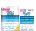 Granions Marine Collagen Tablets with CoQ10 and Lemon Powder - Hydration Glow &amp Beauty Care Bundle