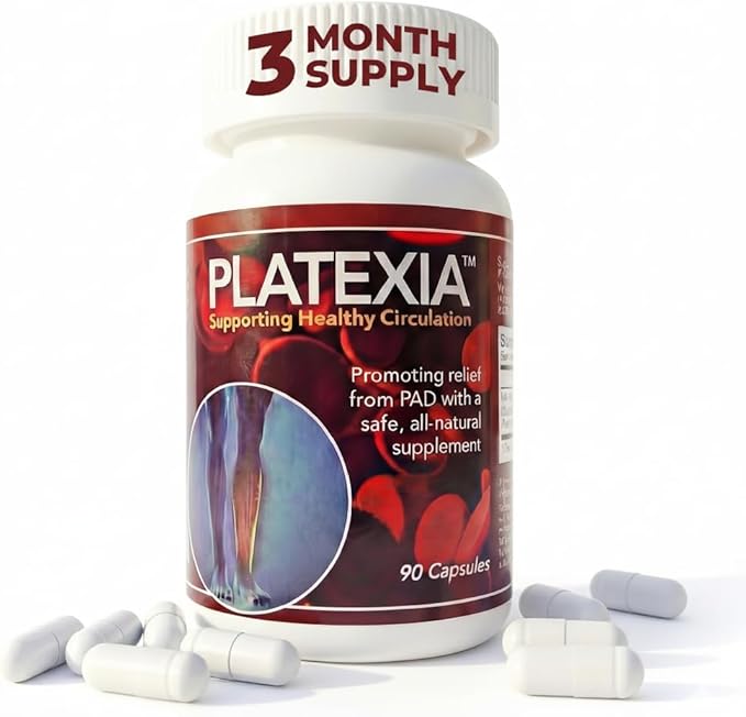 Vision Nutra Platexia with 3000 FU Nattokinase NSP-2 | Support Blood Circulation | Non-GMO &amp Kosher | 90 Vegan Capsules 3-Month Supply
