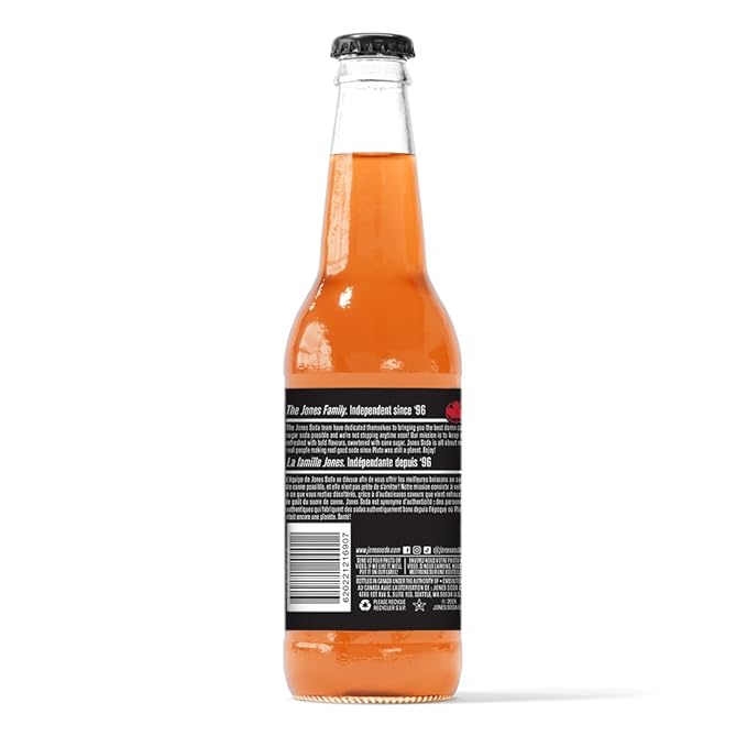 Jones Soda Co. Special Release Flavor | 12-Pack | The Original Craft Soda | Made with Pure 100% Cane Sugar | Pop Beverages/Soft Drinks | 12 Oz Glass Bottles