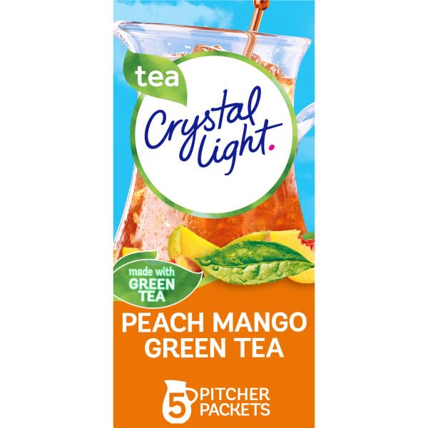 Crystal Light Classic Orange Raspberry Green Tea Peach Mango Green Tea Drink Mix (Variety Pack)