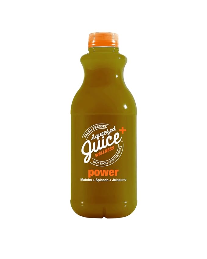 Squeezed Juice Functional MIXED BOX - 32 FL OZ Multi-Serve Bottles 3 Pack: 1 each of Power Immunity &amp Focus - 100% Juice
