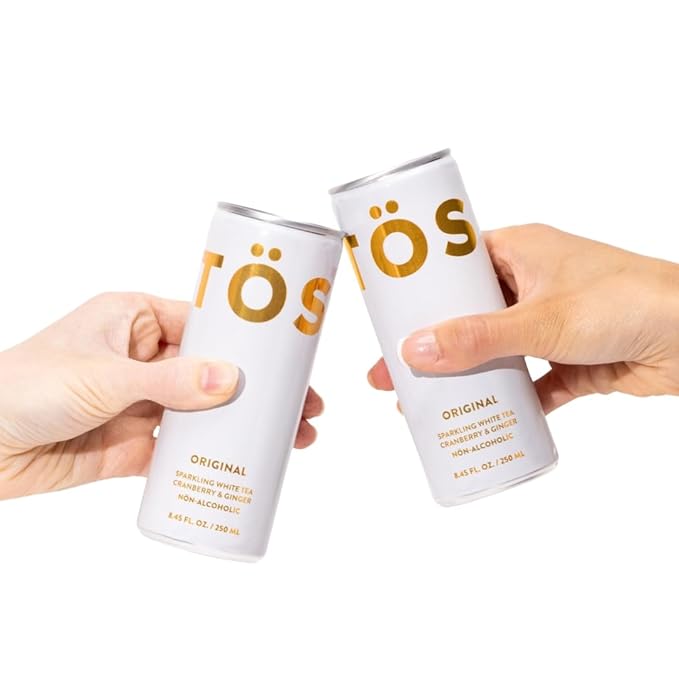 TÖST Original Cans All-Natural Non-Alcoholic Sparkling Beverage 250 ML - 24 pack