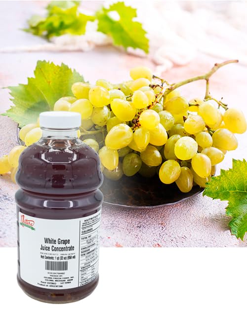 Nature Blessed 100% White Grape Juice Concentrate - 2 Quarts (2/32 fl oz bottles) Applications: Home Wine Making Brewing Distilling Mead Smoothies Jelly Production
