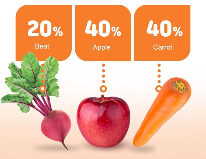 Premium Extract Fresh Health 100% ABC Juice Pouches Great for Health Benefits with Apple Beat and Carrot(100ml x 30EA)