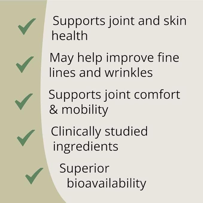 Joint and Skin Matrix - Collagen and Protein Supplement for Joint Skin Hair Nails | 120 Capsules - Good Health Naturally