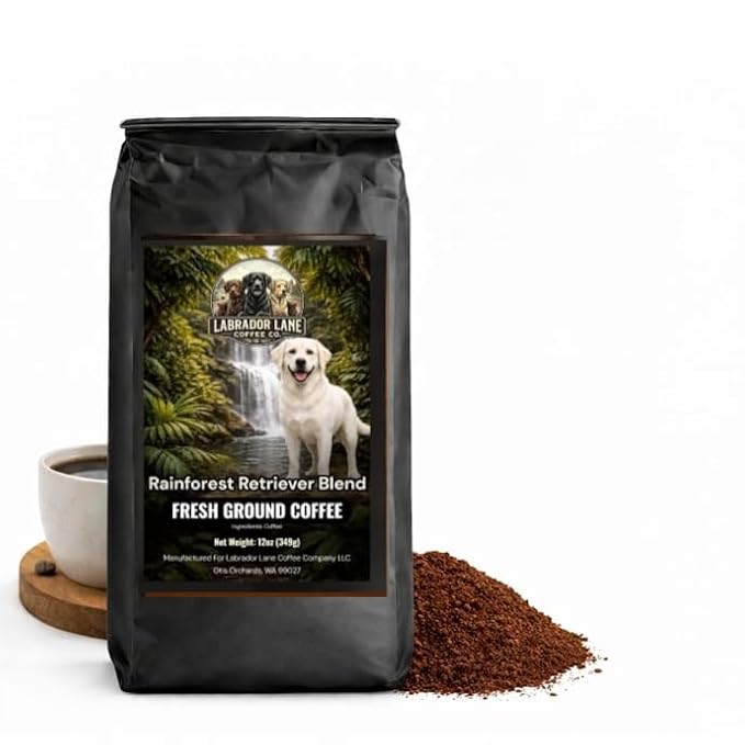 Rainforest Retriever Blend Premium Small Batch Coffee 12oz