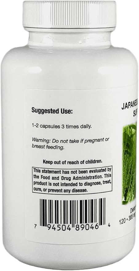 Supreme Nutrition Japanese Knotweed Supreme 120 Pure Polygonum cuspidatum Vegetarian Capsules (Pack of 2)