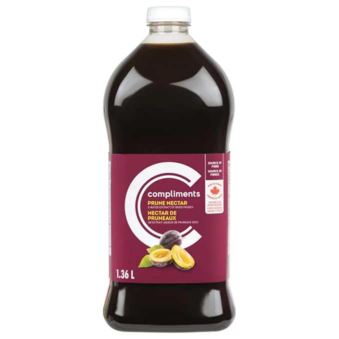 Sobeys Compliments Prune Nectar Juice - 1.36 L/46 fl. oz. Bottle (Imported from Canada)