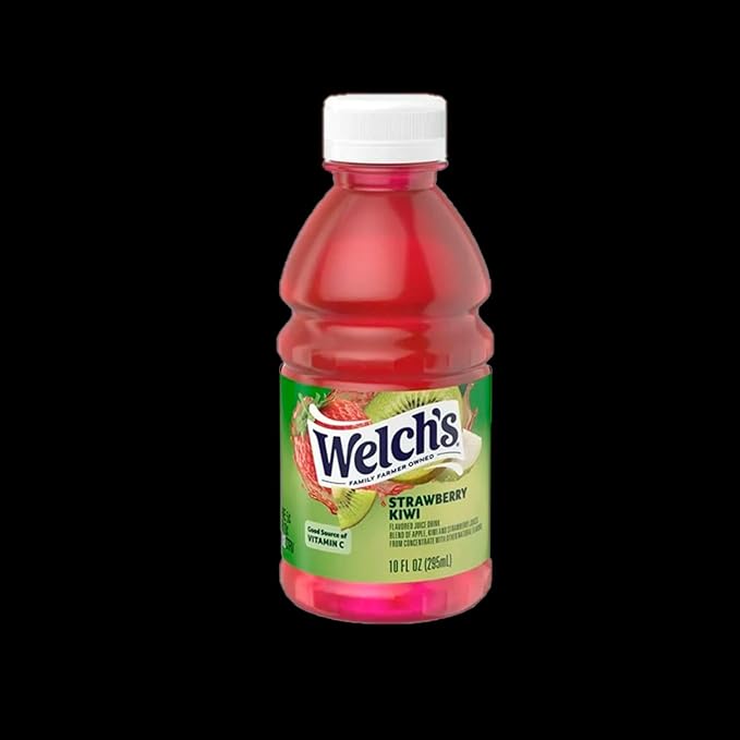 Welch’s Strawberry Kiwi Juice Drink 10 fl oz Plastic Bottle 24 Pack + 2 Reusable Snack Bags by KOOL8SHOP Infinite Deals