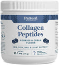 Pattern Wellness Collagen Peptides Powder (Type I &amp III) - Hair Nails Skin &amp Joint Support - Grass Fed &amp Pasture-Raised - Hydrolyzed Non-GMO Dairy Free &amp Keto-Friendly - Cookies &