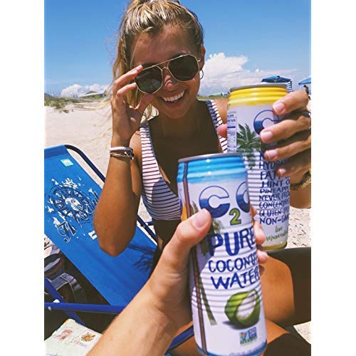 C2O Pure Coconut Water 17.5 Fluid Ounce (Pack of 12)