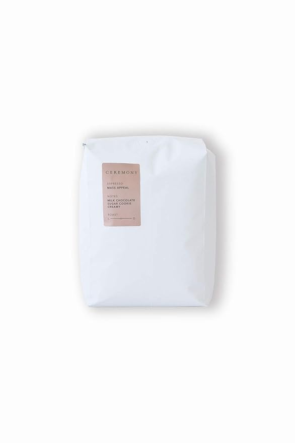 Ceremony Coffee Roasters - Mass Appeal House Espresso Blend - Specialty Whole Bean or Ground Coffee- 2lb Bag (French Press - Coarse Grind)