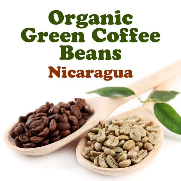 Food to Live Organic Nicaragua Arabica Green Coffee Beans 2.5 Pounds – Whole Unroasted Washed Bean. Fresh Crop. No-GMO Vegan Bulk